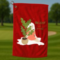 Beleaf In Yourself Golf Towel