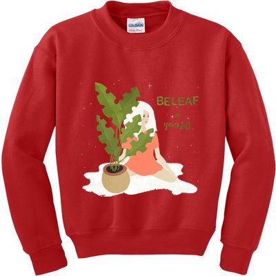 Beleaf In Yourself Kids Sweatshirt