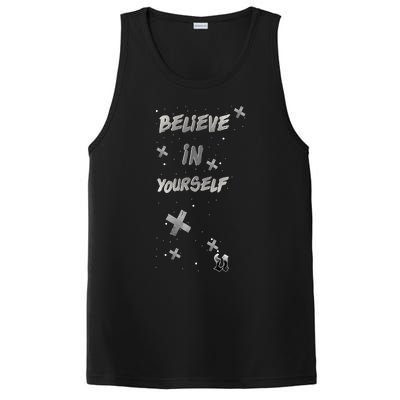 Believe In Yourself PosiCharge Competitor Tank