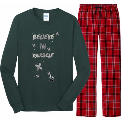 Believe In Yourself Long Sleeve Pajama Set