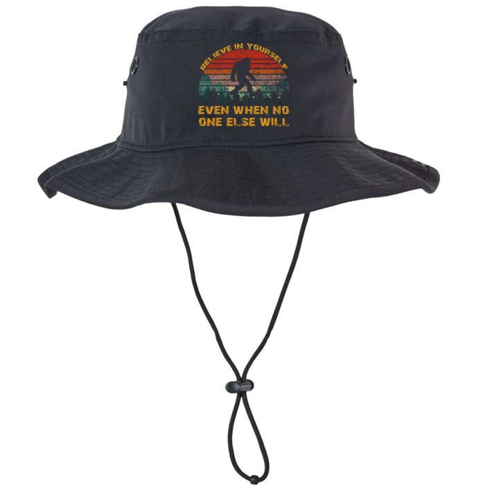 Believe In Yourself Even When No One Else Will Bigfoot Legacy Cool Fit Booney Bucket Hat