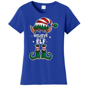 Believe In Your Gift Funny Christmas Matching Family Meaningful Gift Women's T-Shirt