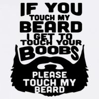 Beard If You Touch My Beard I Get To Touch Your Boobs T-Shirt