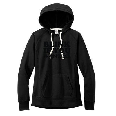 BLINK IF YOU WANT ME Women's Fleece Hoodie