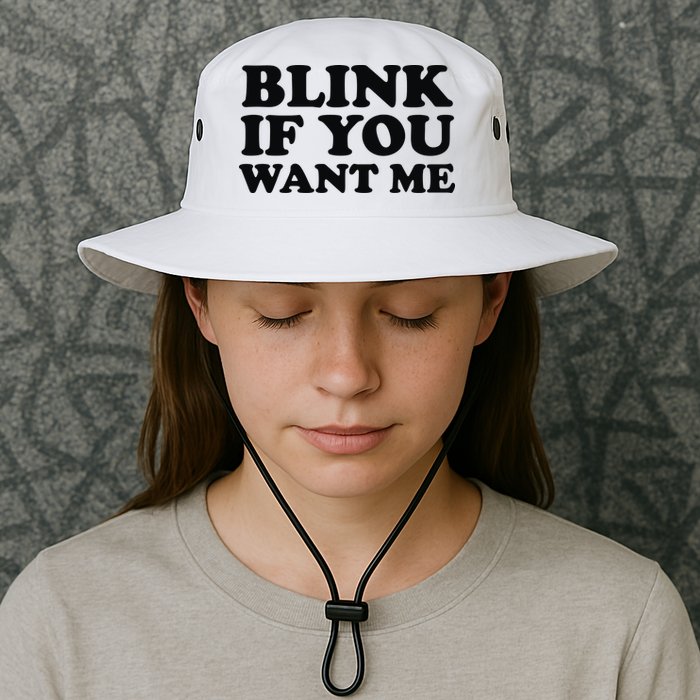 BLINK IF YOU WANT ME Bucket Hat