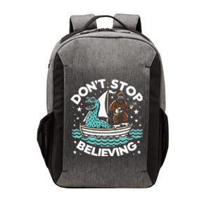 Believe In Yourself & Mythical Creatures Bigfoot Loch Ness Vector Backpack