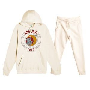 B.O.N Jovi 1987 Premium Hooded Sweatsuit Set