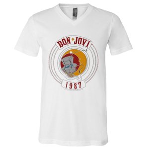 B.O.N Jovi 1987 V-Neck T-Shirt