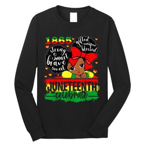 Black Juneteenth 1865 Celebrate Indepedence Day Long Sleeve Shirt