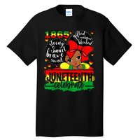 Black Juneteenth 1865 Celebrate Indepedence Day Tall T-Shirt