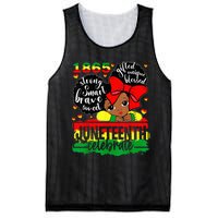 Black Juneteenth 1865 Celebrate Indepedence Day Mesh Reversible Basketball Jersey Tank