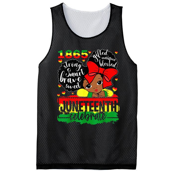 Black Juneteenth 1865 Celebrate Indepedence Day Mesh Reversible Basketball Jersey Tank