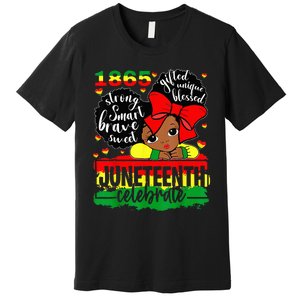 Black Juneteenth 1865 Celebrate Indepedence Day Premium T-Shirt