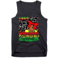 Black Juneteenth 1865 Celebrate Indepedence Day Tank Top