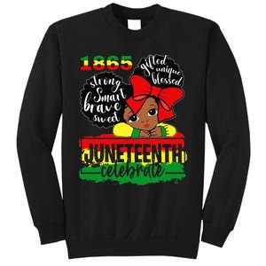 Black Juneteenth 1865 Celebrate Indepedence Day Sweatshirt