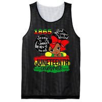 Black Juneteenth 1865 Celebrate Indepedence Day Mesh Reversible Basketball Jersey Tank