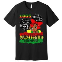 Black Juneteenth 1865 Celebrate Indepedence Day Premium T-Shirt