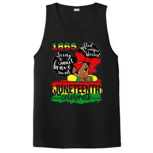 Black Juneteenth 1865 Celebrate Indepedence Day PosiCharge Competitor Tank