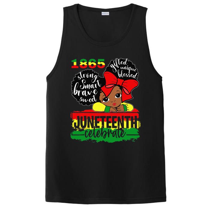 Black Juneteenth 1865 Celebrate Indepedence Day PosiCharge Competitor Tank