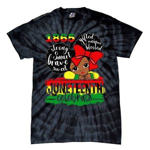 Black Juneteenth 1865 Celebrate Indepedence Day Tie-Dye T-Shirt