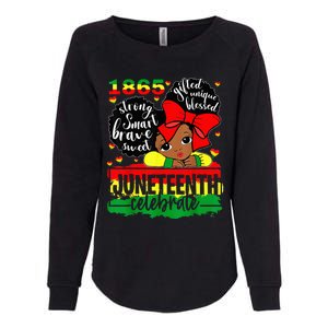 Black Juneteenth 1865 Celebrate Indepedence Day Womens California Wash Sweatshirt