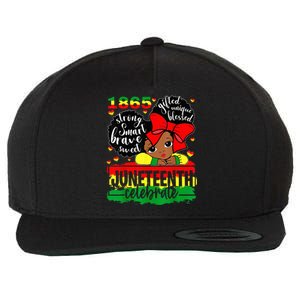 Black Juneteenth 1865 Celebrate Indepedence Day Wool Snapback Cap