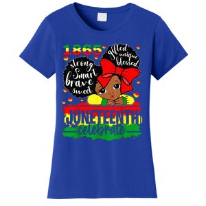 Black Juneteenth 1865 Celebrate Indepedence Day Women's T-Shirt