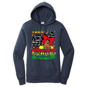 Black Juneteenth 1865 Celebrate Indepedence Day Women's Pullover Hoodie