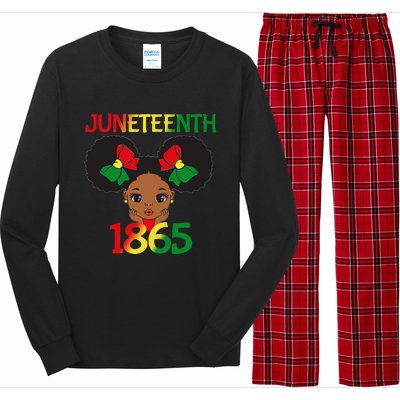 Black Juneteenth 1865 Celebration Long Sleeve Pajama Set