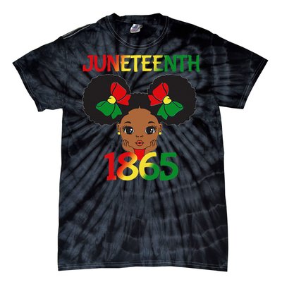 Black Juneteenth 1865 Celebration Tie-Dye T-Shirt