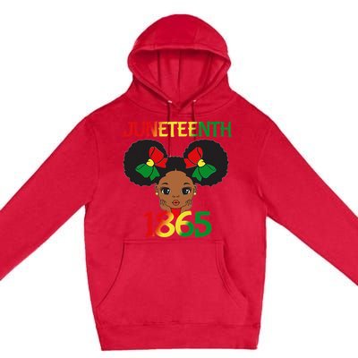 Black Juneteenth 1865 Celebration Premium Pullover Hoodie