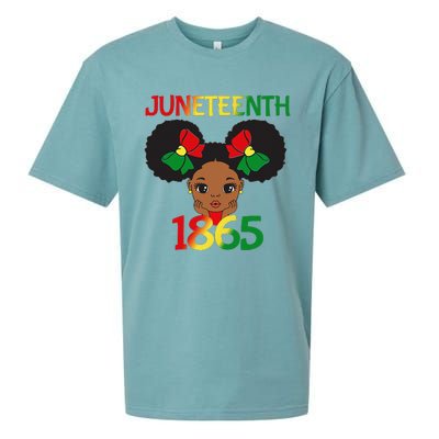 Black Juneteenth 1865 Celebration Sueded Cloud Jersey T-Shirt