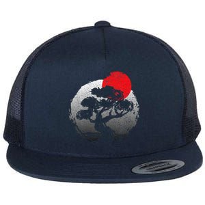 Bonsai Japanese Art Bonzai Flat Bill Trucker Hat