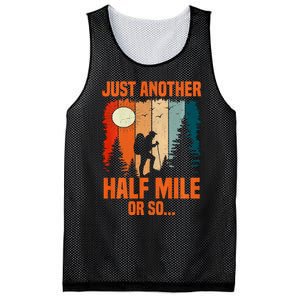 Backpacking Just Another Half Mile Or So Mesh Reversible Basketball Jersey Tank