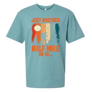 Backpacking Just Another Half Mile Or So Sueded Cloud Jersey T-Shirt