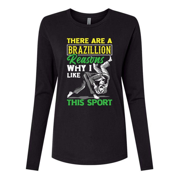 Brazilian Jiu-Jitsu Against Funny MMA Gift Womens Cotton Relaxed Long Sleeve T-Shirt