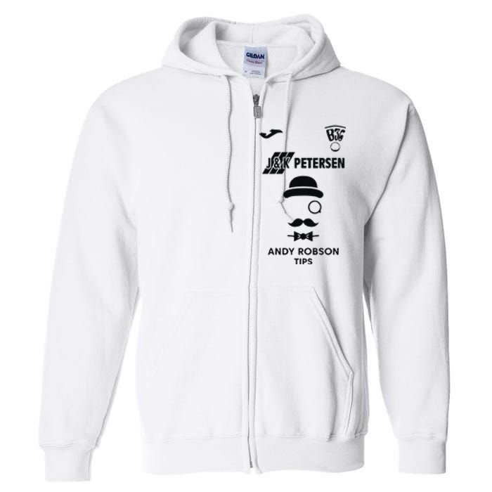 B36 J And K Petersen Andy Robson Tips Full Zip Hoodie