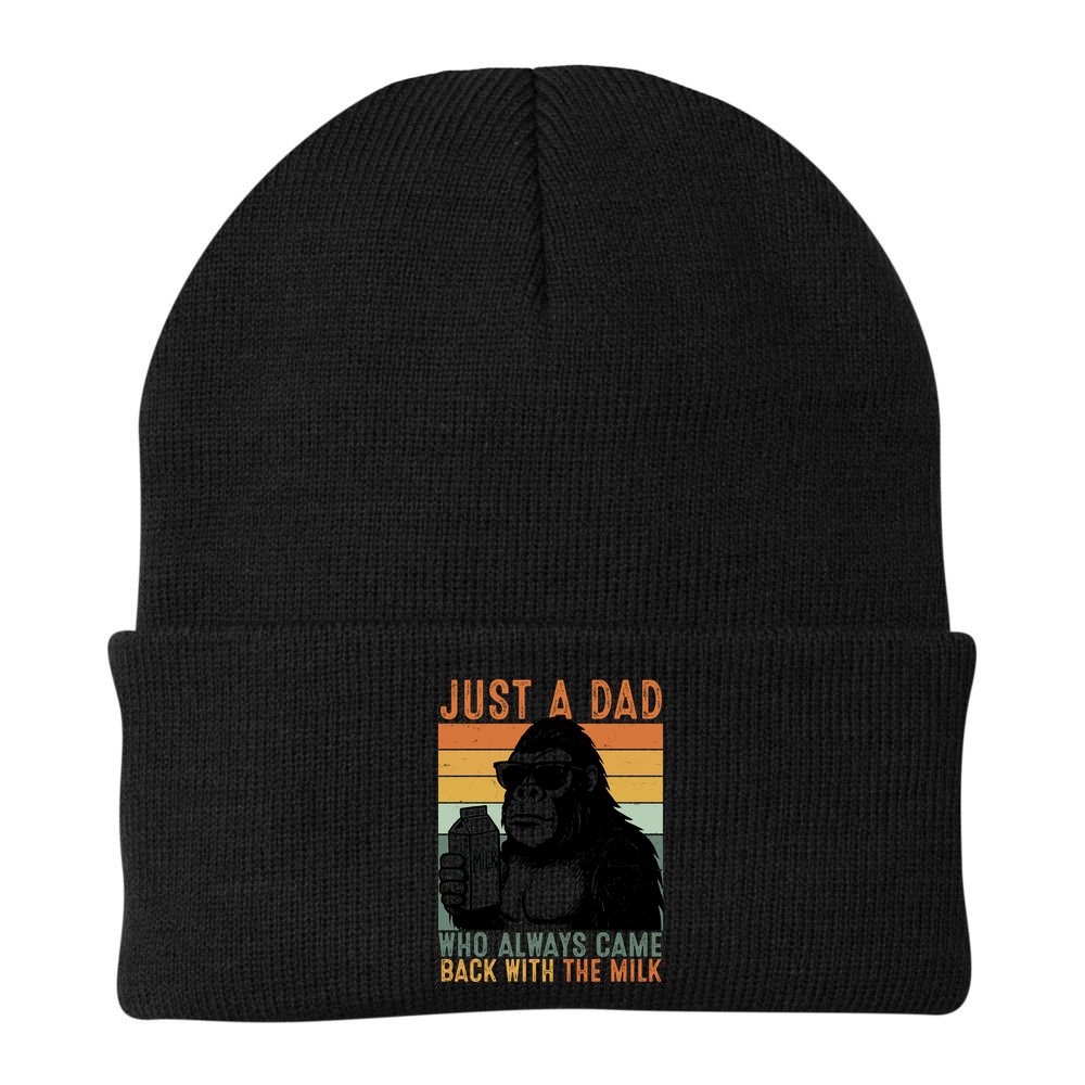 Bigfoot Just A Dad Who Always Came Back With The Milk Beanie