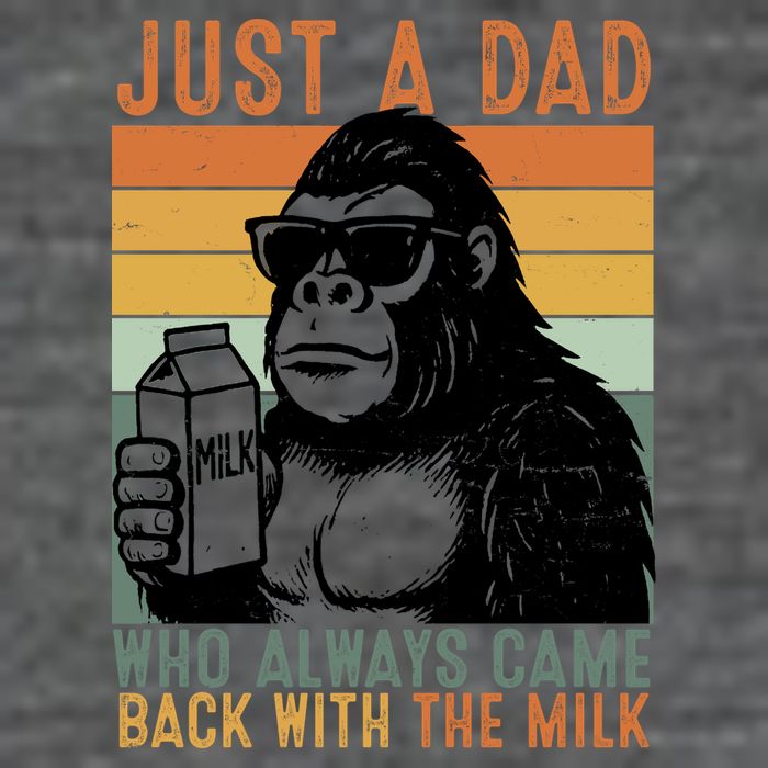 Bigfoot Just A Dad Who Always Came Back With The Milk Zip Tote Bag