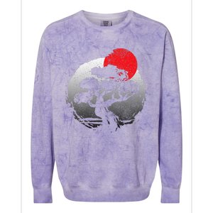 Bonsai Japanese Art Bonzai Colorblast Crewneck Sweatshirt