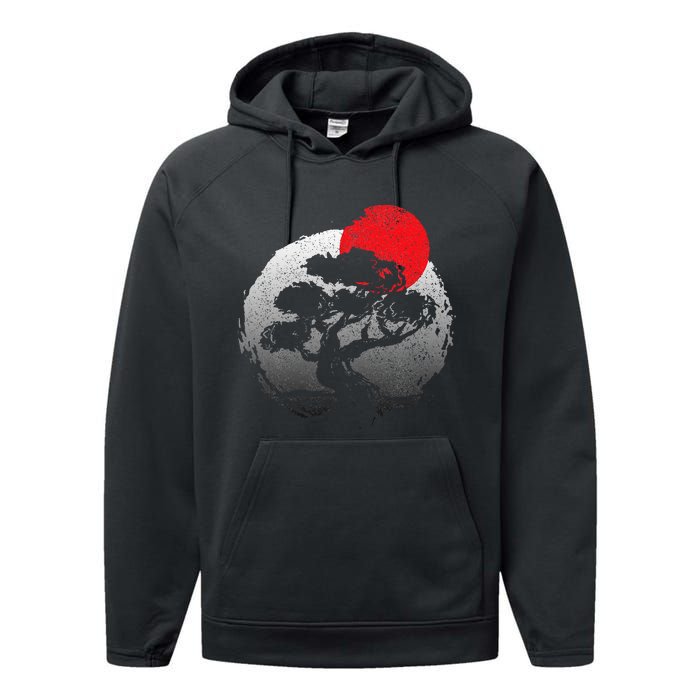 Bonsai Japanese Art Bonzai Performance Fleece Hoodie