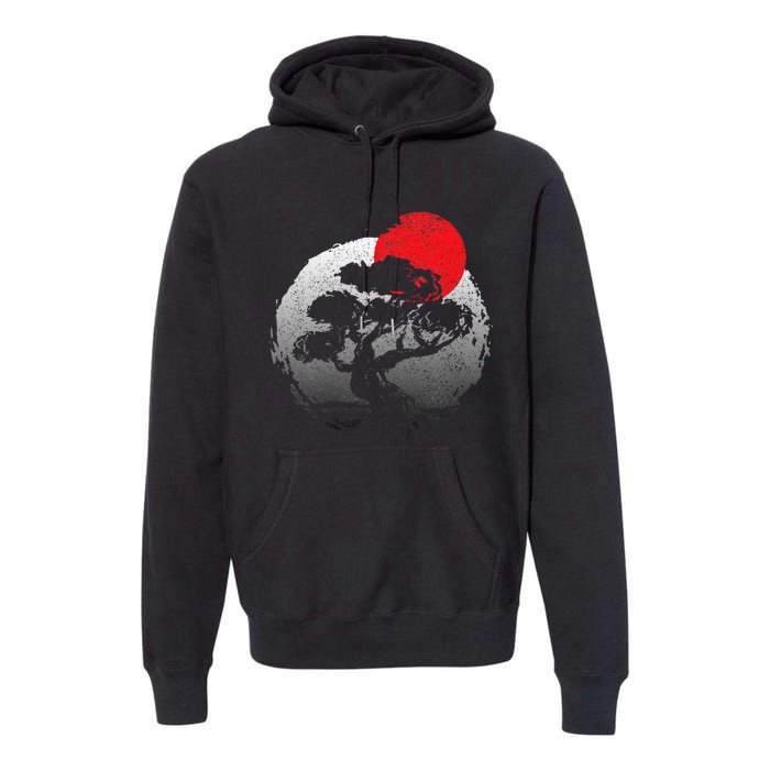 Bonsai Japanese Art Bonzai Premium Hoodie