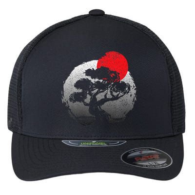 Bonsai Japanese Art Bonzai Flexfit Unipanel Trucker Cap