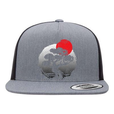 Bonsai Japanese Art Bonzai Flat Bill Trucker Hat