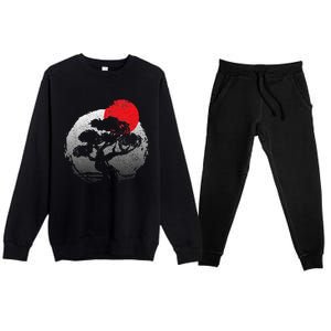 Bonsai Japanese Art Bonzai Premium Crewneck Sweatsuit Set