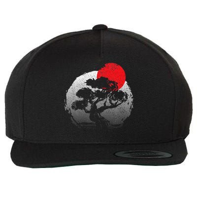 Bonsai Japanese Art Bonzai Wool Snapback Cap