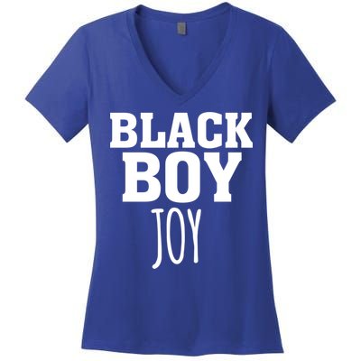 Black Joy African American Black Pride Gift Women's V-Neck T-Shirt