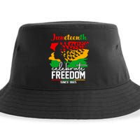 Butterfly Juneteenth African Pride Afro Black Women Sustainable Bucket Hat