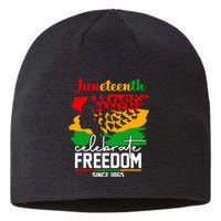 Butterfly Juneteenth African Pride Afro Black Women Sustainable Beanie