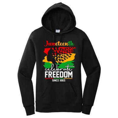 Butterfly Juneteenth African Pride Afro Black Women Women's Pullover Hoodie